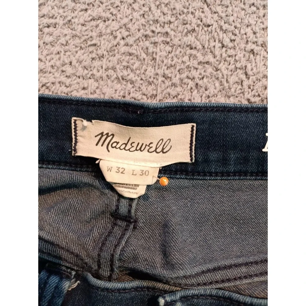 Madewell Men's Athletic‎ Slim Jeans W32 L30 Dark Wash Relaxed Denim Soft